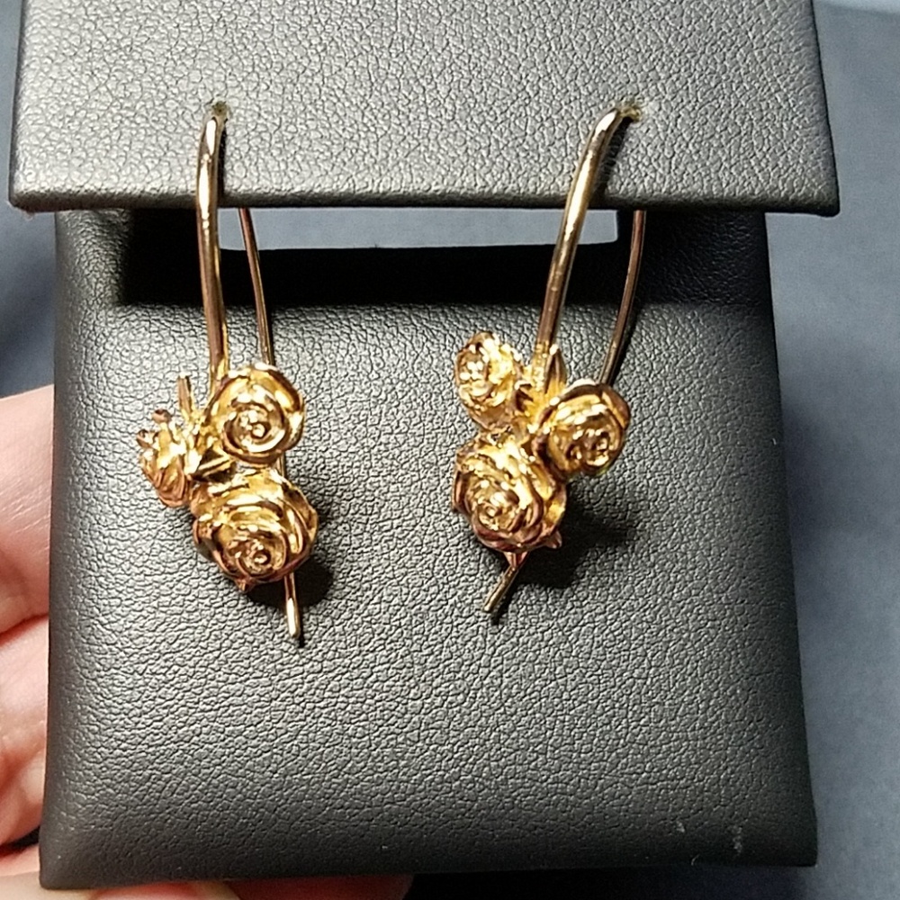 Isabella M. Sterling Silver Drop Earrings